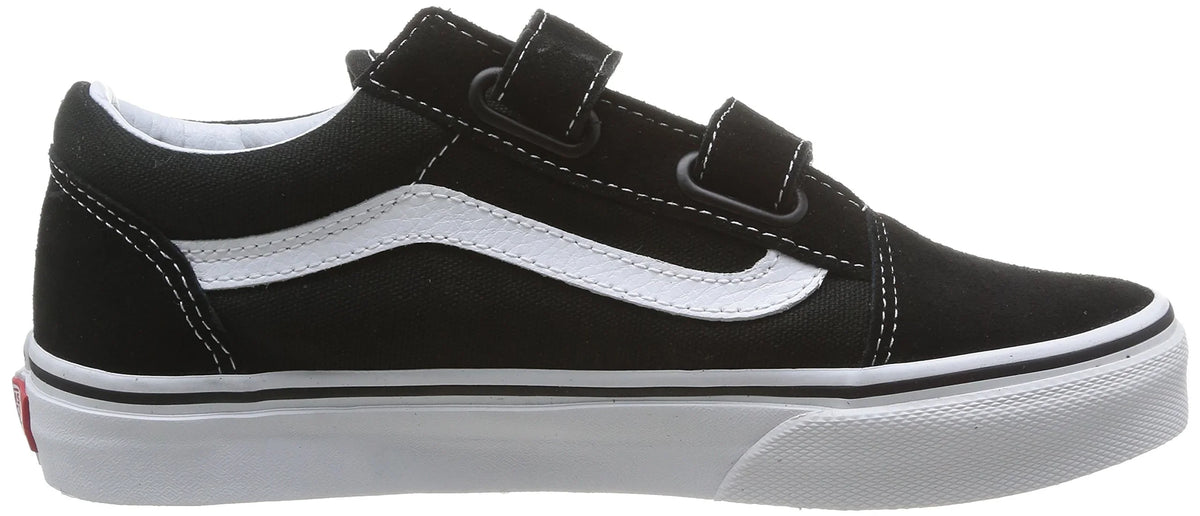 VANS Old Skool V Unisex/Child shoe size Kid 2.5 Athletics VN000VHE6BT Black/True White