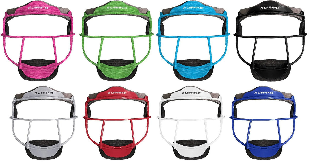 CHAMPRO Softball Defensive Fielder Mask - Wide Vision, YOUTH or ADULT