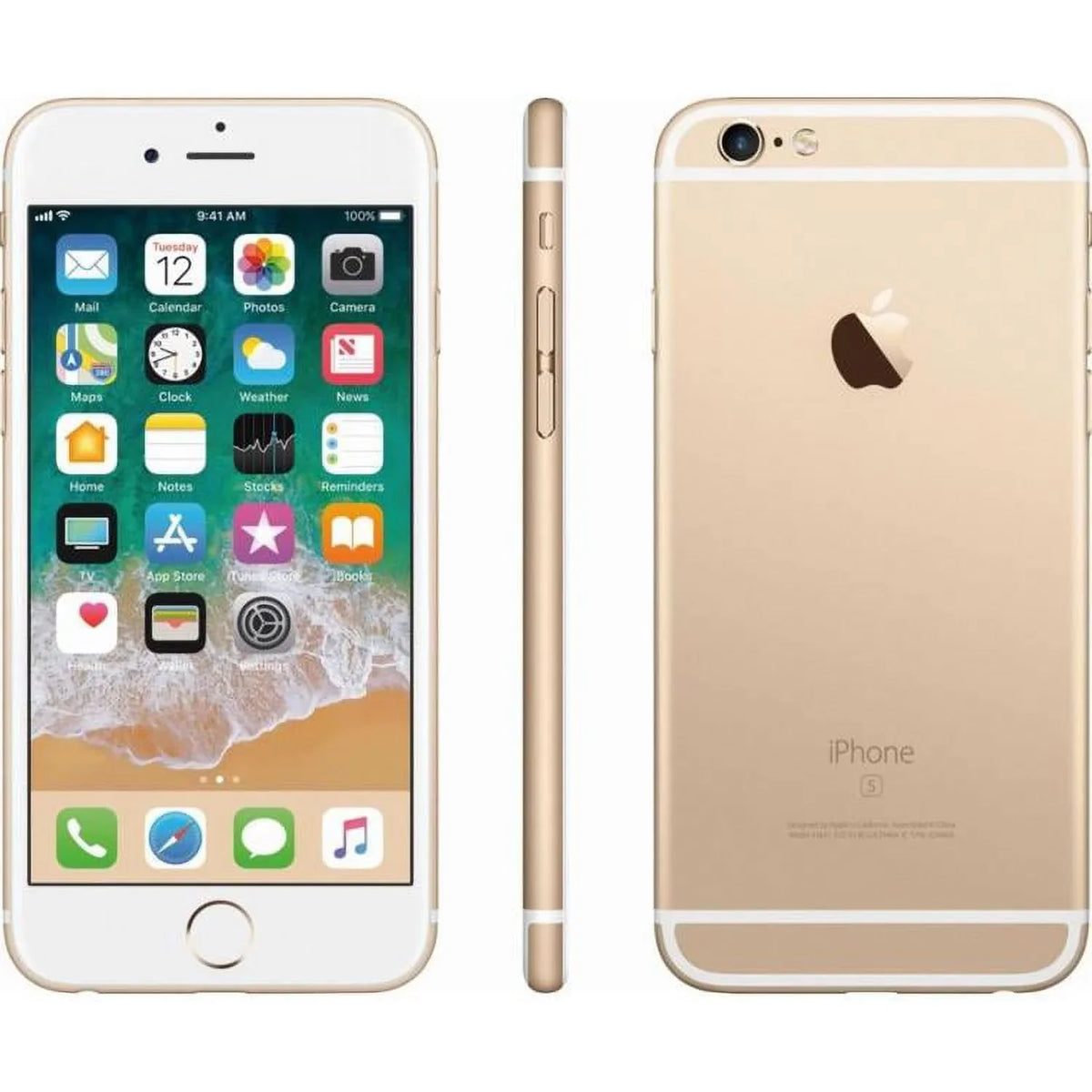 Restored iPhone 6s A1633 (Fully Unlocked) 16GB Gold (Refurbished)