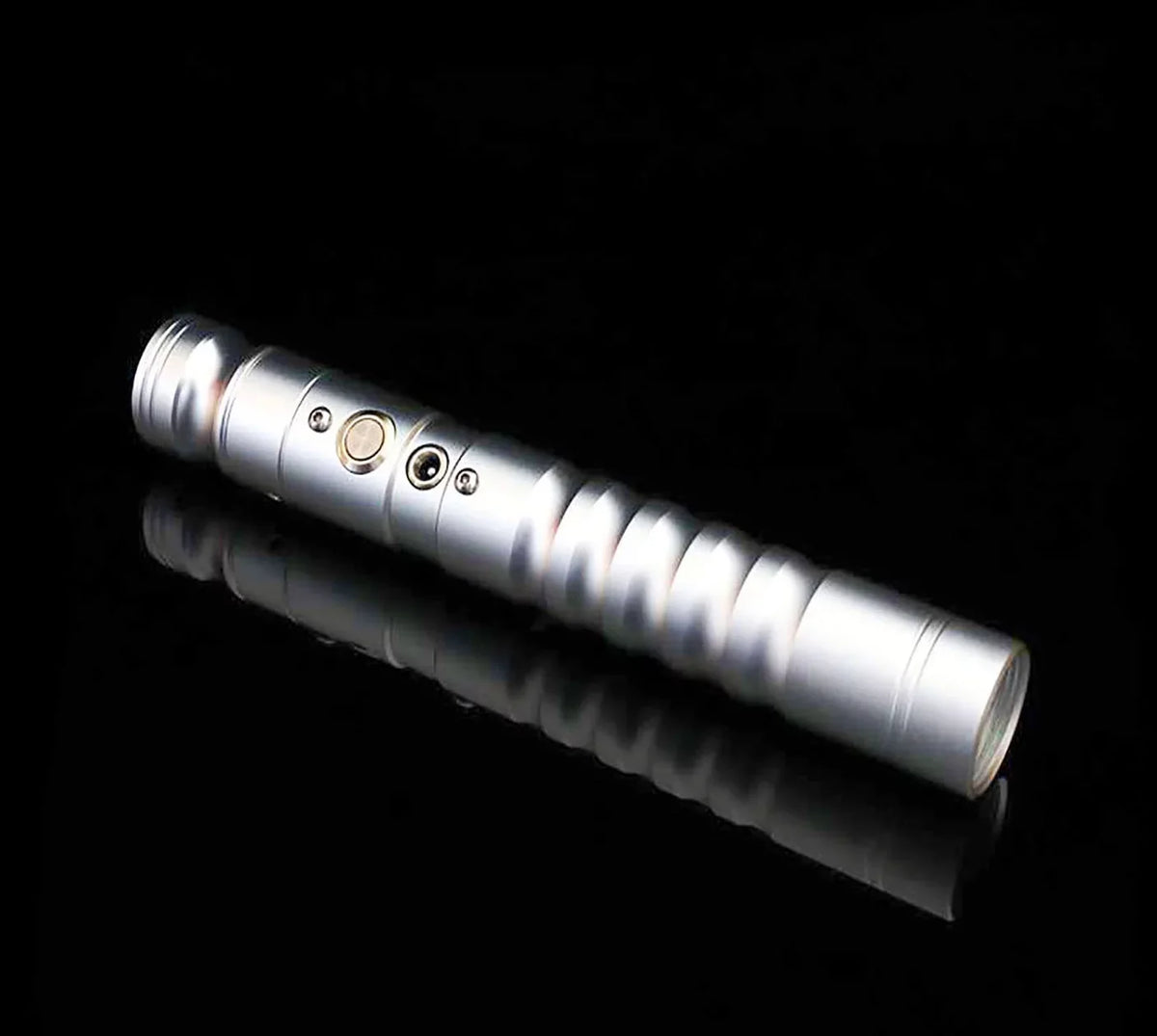 KBASE 7 Colors Change RGB Lightsaber Toy with Metal Hilt Sound Fonts Gift for Kids