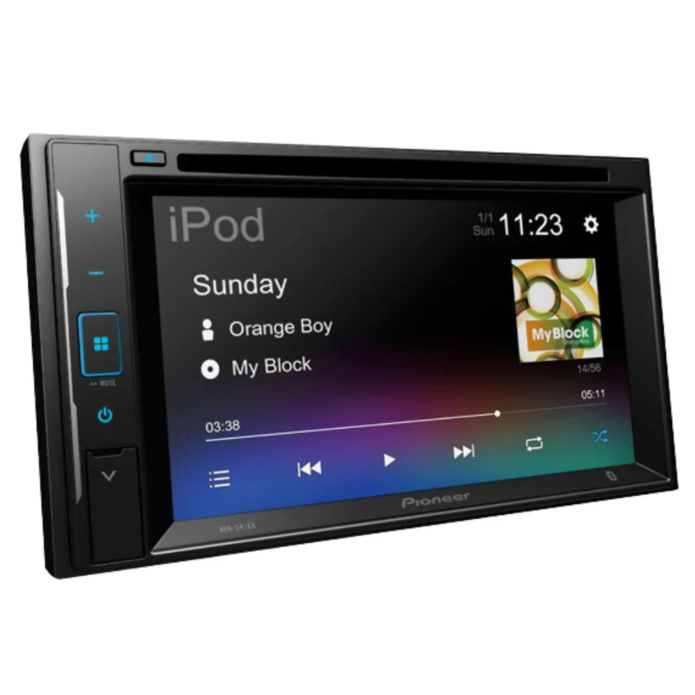 KIT4748 Bundle for 2000-2006 Ford Explorer Sport Track W/ Pioneer AVH-241EX Double DIN Car Stereo with Bluetooth/Backup Camera/Install Kit/in-Dash DVD/CD AM/FM 6.2" Display Digital Media Receiver