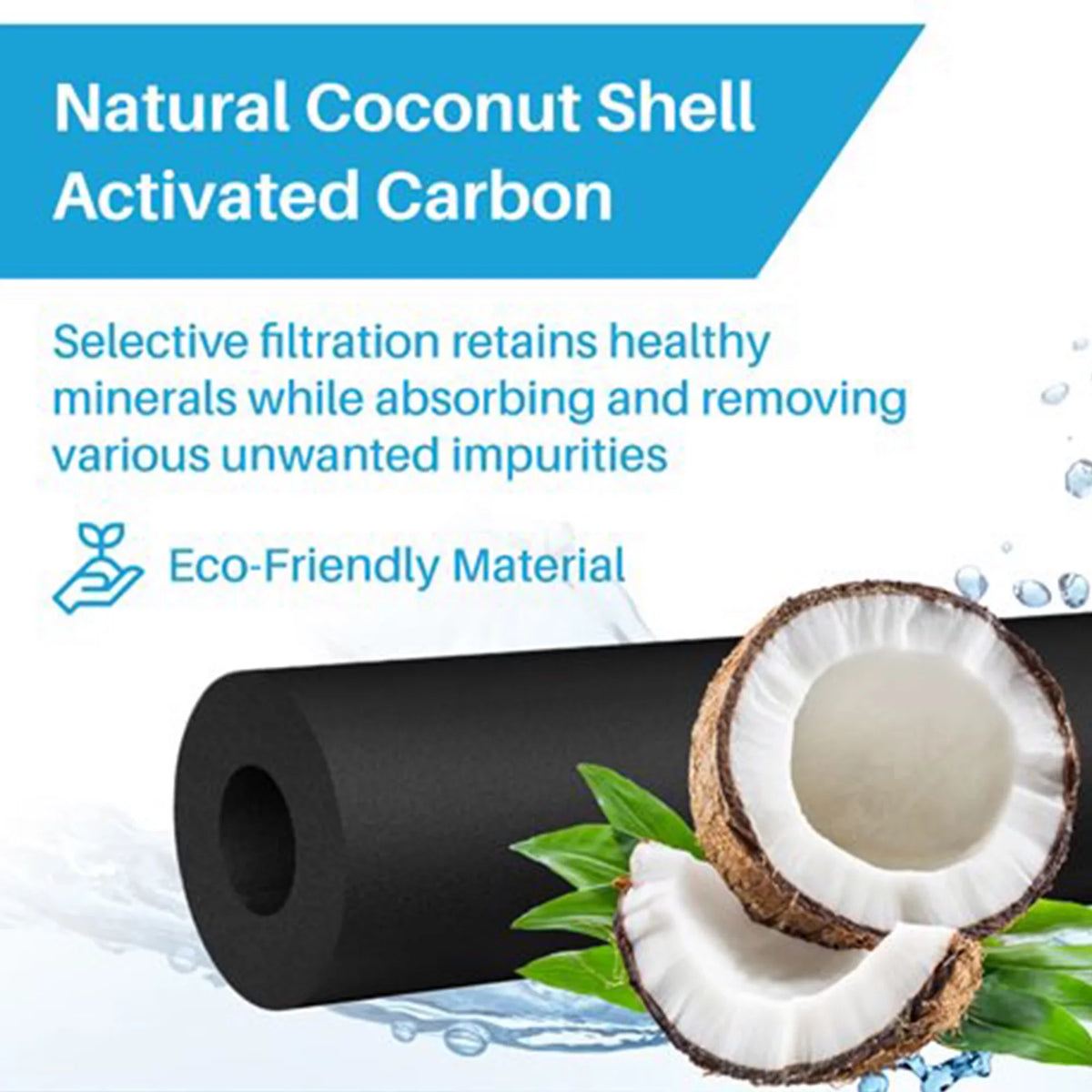 SpiroPure SP-BH520-3PK Refrigerator Liquid Filter Replacement Part, 3 Pack