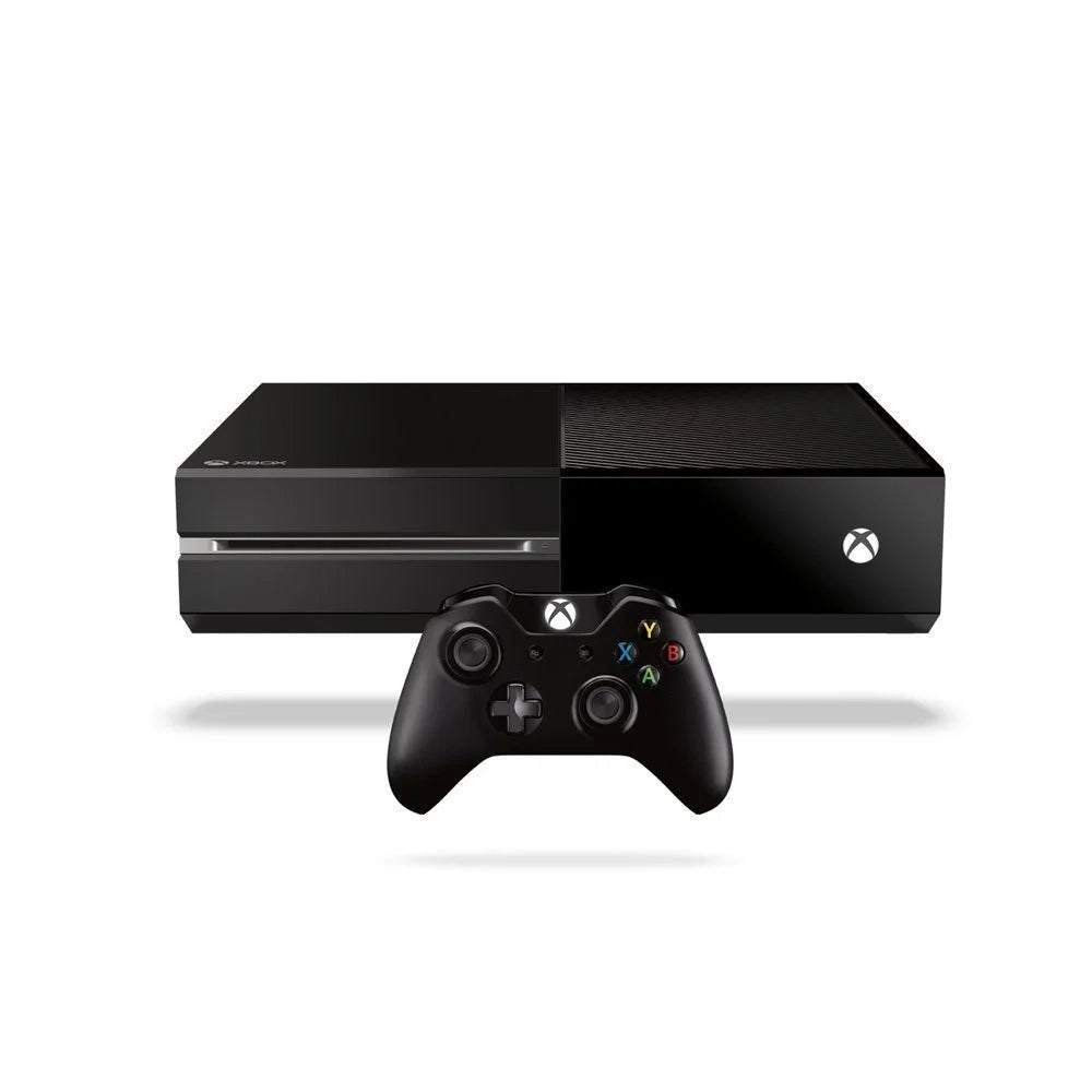 Xbox One Original 500GB Gaming Console Black Headset 2 Controller Included With Call of Duty Ghosts Game BOLT AXTION Bundle Like New