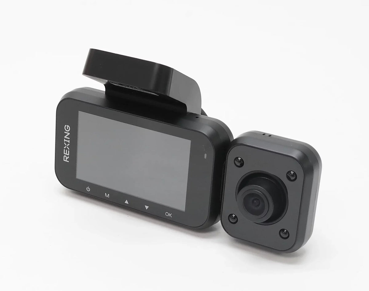 Pre-Owned Rexing V5C Plus 4K Front+Cabin Dash Cam 3" LCD Display - Black (Good)