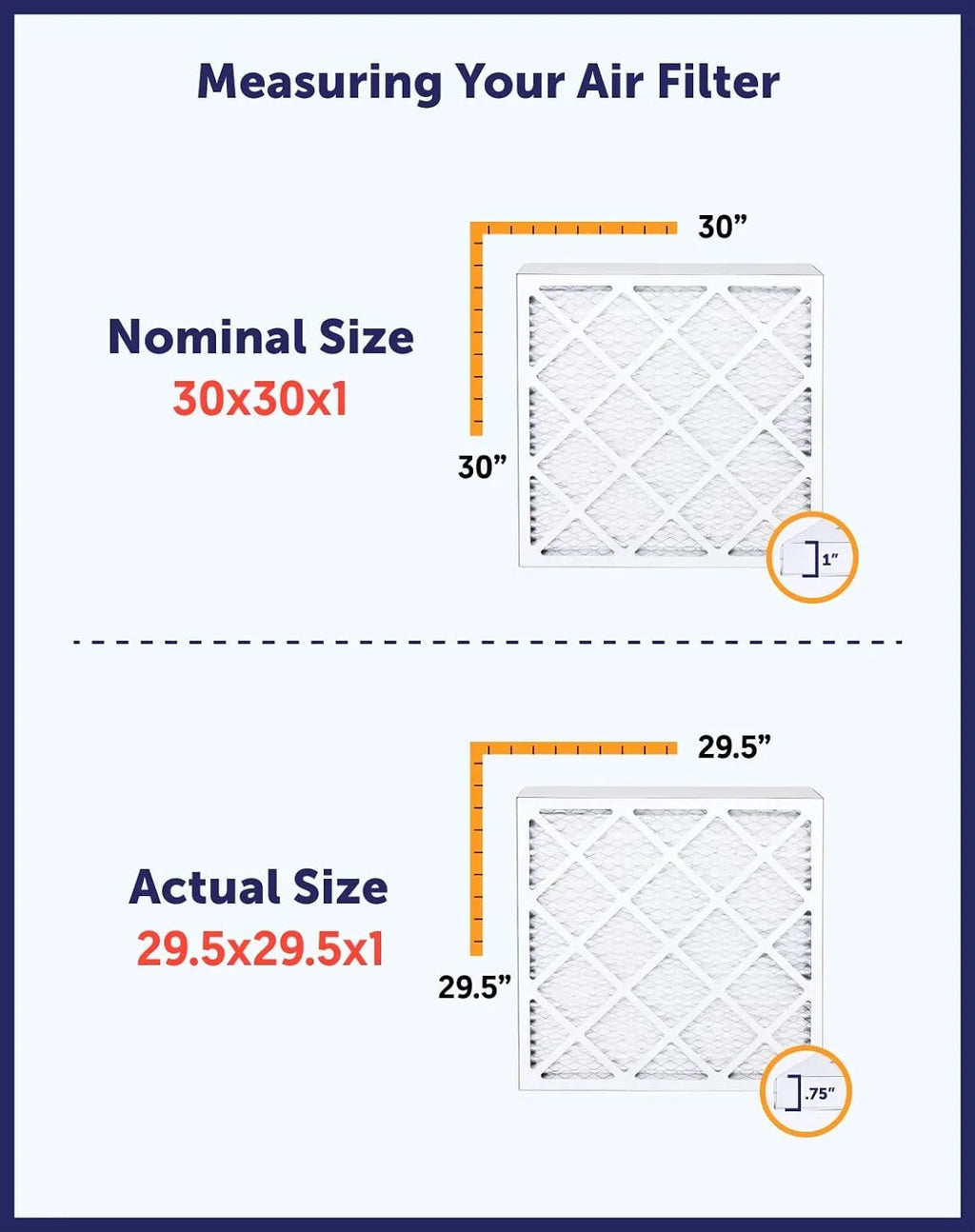 Filter King 22x38.5x1 Air Filter | 4-PACK | MERV 8 HVAC Pleated A/C Furnace Filters | MADE IN USA | Actual Size: 22 x 38.5 x .75"