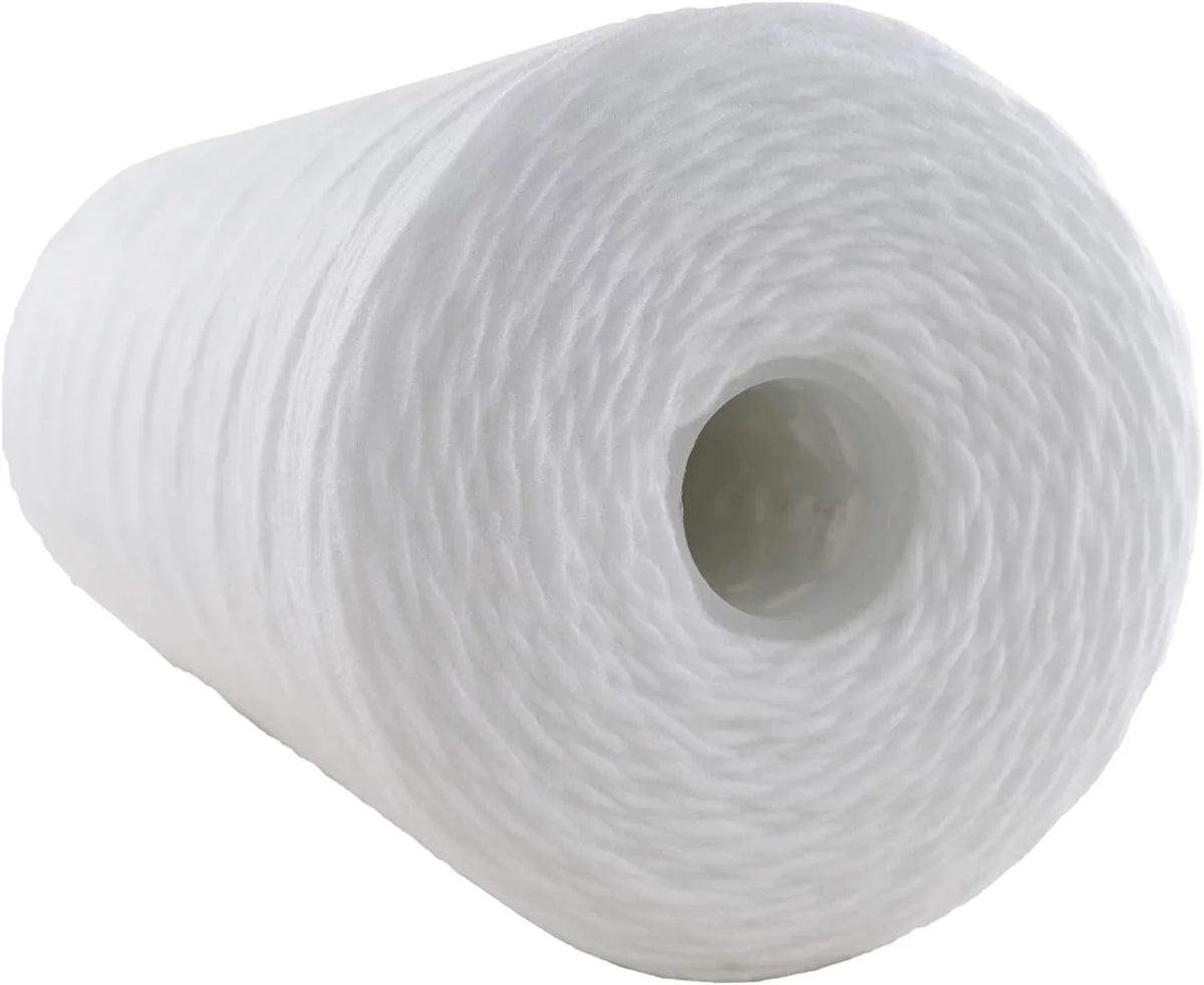 SpiroPure SP-WP25-BB 10x4.5 25 Micron String-Wound Polypropylene Fluid Filter Cartridge WP25BB97P 355216-43 CW25-BBS (Case of 8)