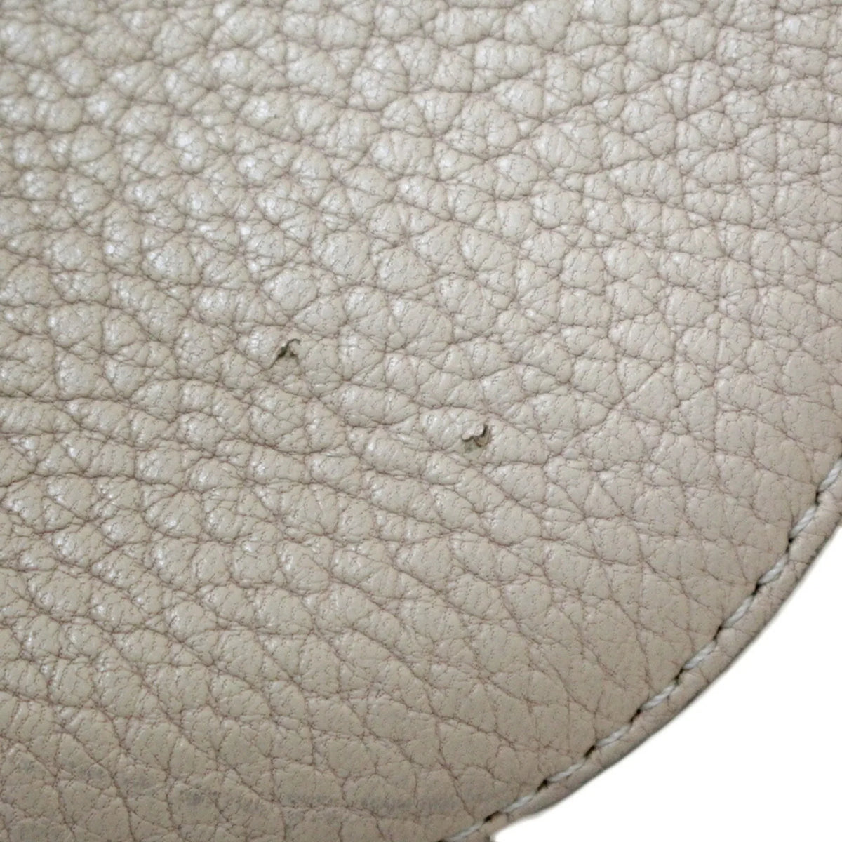 Pre-Owned Chloé Chloe Shoulder Bag Leather Beige Ladies Chain BRB01000000002558 (Fair)