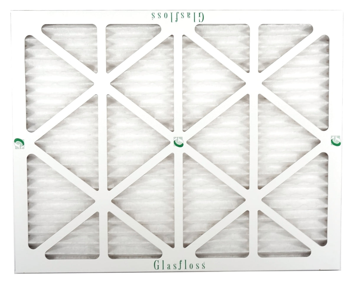 Glasfloss Air Filter 14x25x2 - 2" MERV 10 - (Pack of 12) - Pleated AC or HVAC Air Filter - Furnace Air Filter - Home or Office - Made In The USA.