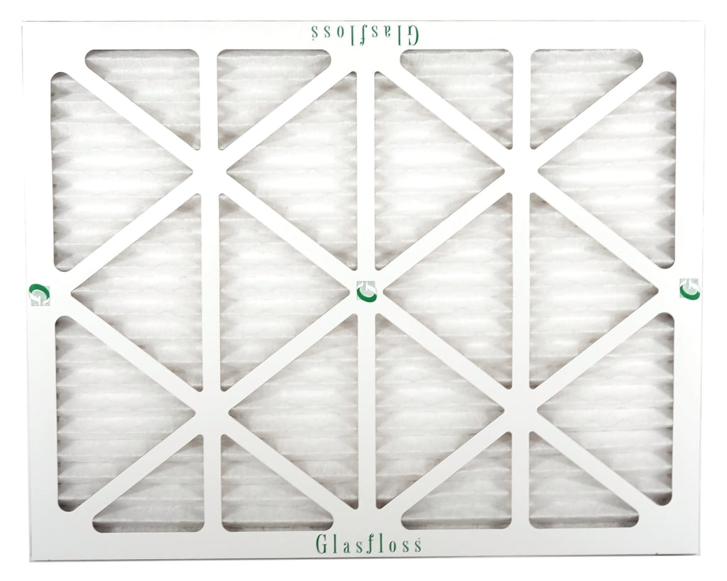 Glasfloss Air Filter 16x20x2 - 2" MERV 10 - (Pack of 12) - Pleated AC or HVAC Air Filter - Furnace Air Filter - Home or Office - Made In The USA.