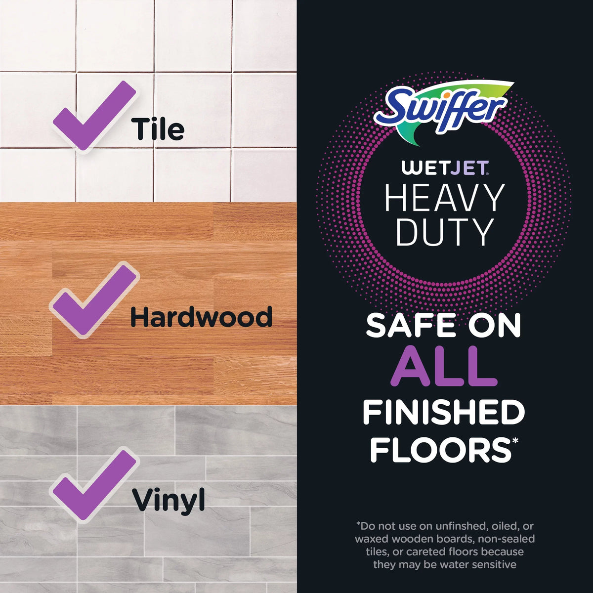 Swiffer WetJet Floor Cleaner Solution Refills, Lemon, 2 Ct