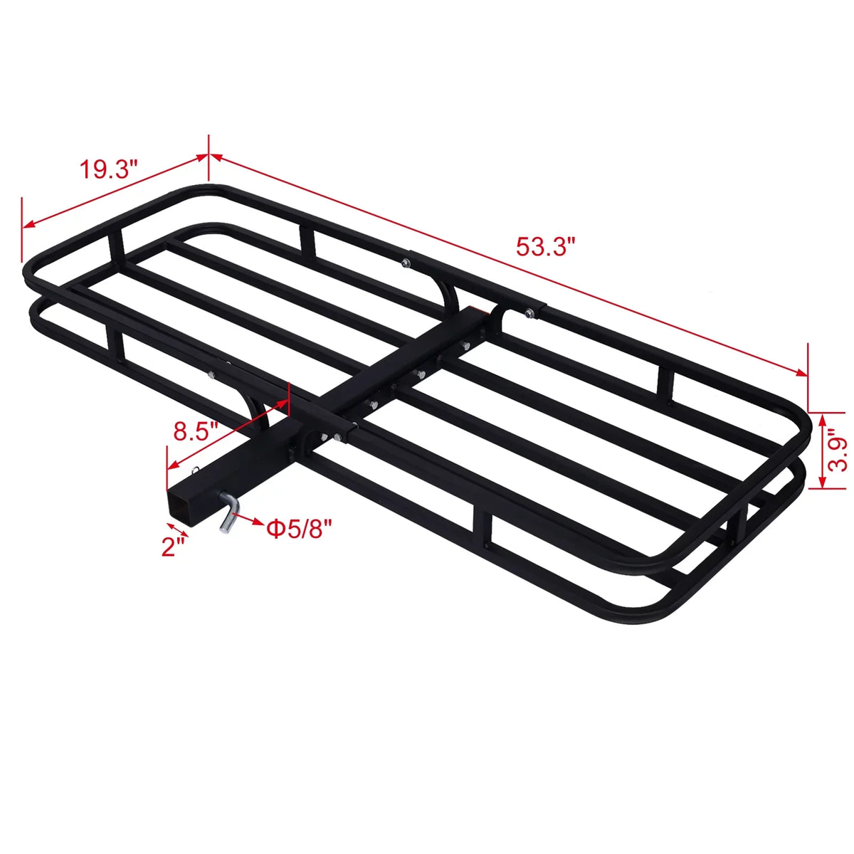 Docooler Hitch Mount Cargo Carrier ,Rear Cargo Rack for SUV, Truck, Car,Luggage Basket Rack Fits 2" Receiver