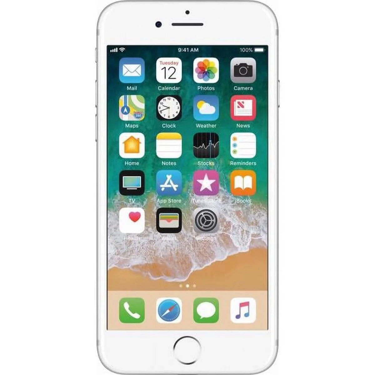 Restored iPhone 7 A1660 (Fully Unlocked) 32GB Silver (Grade A+) w/ Gift Box (Refurbished)