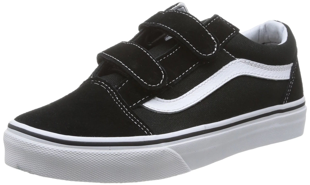 VANS Old Skool V Unisex/Child shoe size Kid 2.5 Athletics VN000VHE6BT Black/True White