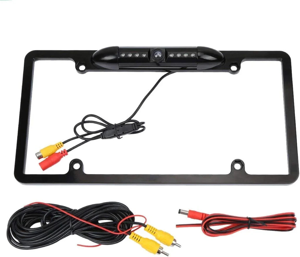 Backup Camera Rearview License Plate Frame for XAV-AX5500 XAVAX5500 Black