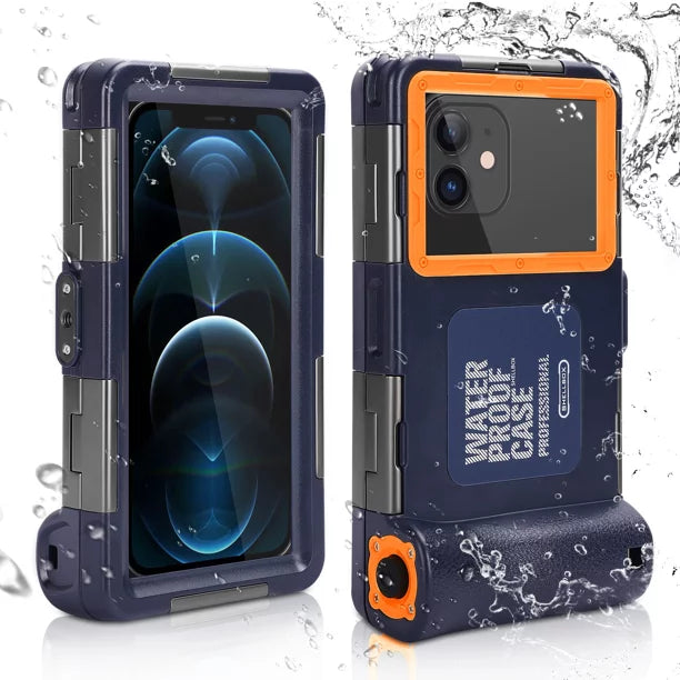 UrbanX Professional [15m/50ft] Swimming Diving Surfing Snorkeling Photo Video Liquid Protective Case Liquid Housing for vivo iQOO Z5x And all Phones Up to 6.9 Inch LCD with Lanyard