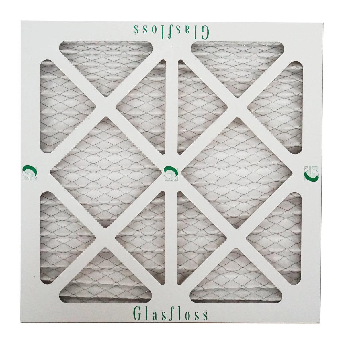 Glasfloss Air Filter 14x14x2 - 2" MERV 10 - (Pack of 12) - Pleated AC or HVAC Air Filter - Furnace Air Filter - Home or Office - Made In The USA.
