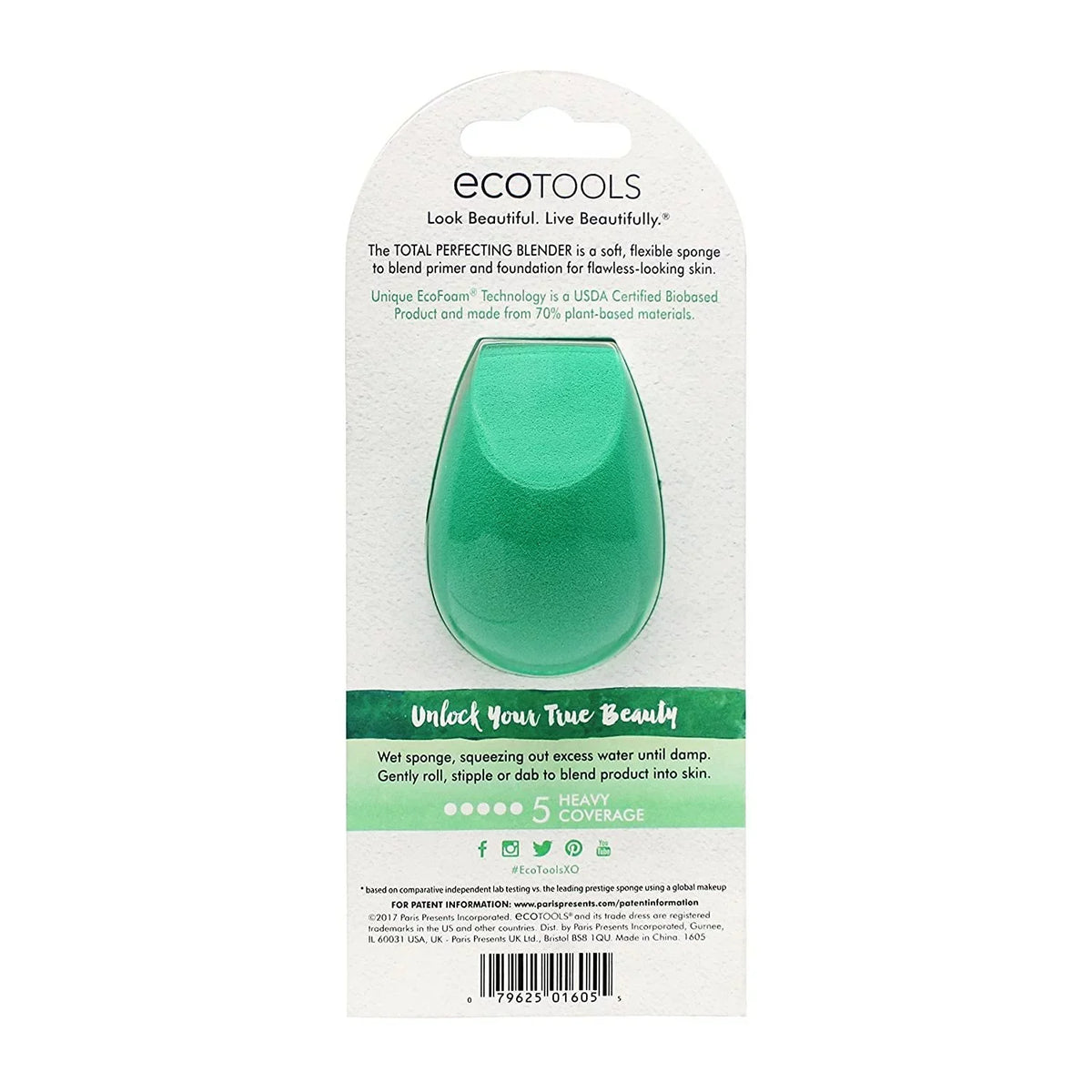 Ecotools Perfecting Blender, Makeup Beauty Sponge Pack of 6