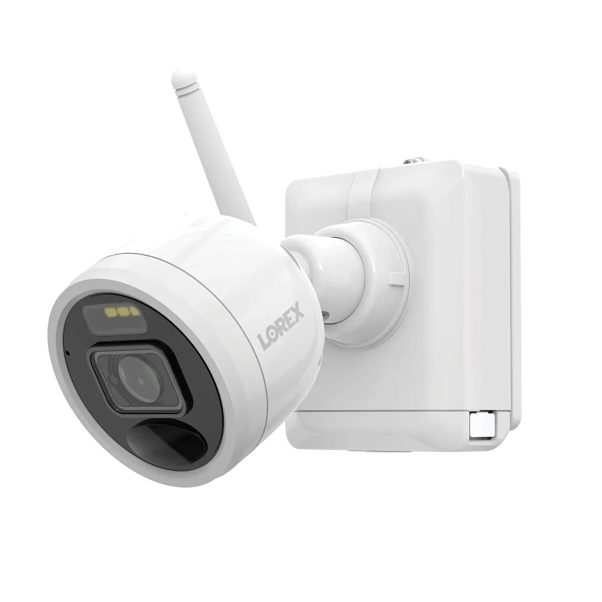 Lorex 2K 4.0-MP 8-Camera-Capable 32-GB NVR System with 4 Outdoor Wi-Fi Battery Security Cameras, White, L4248D-4AA4-E, L4248D-4AA4-E