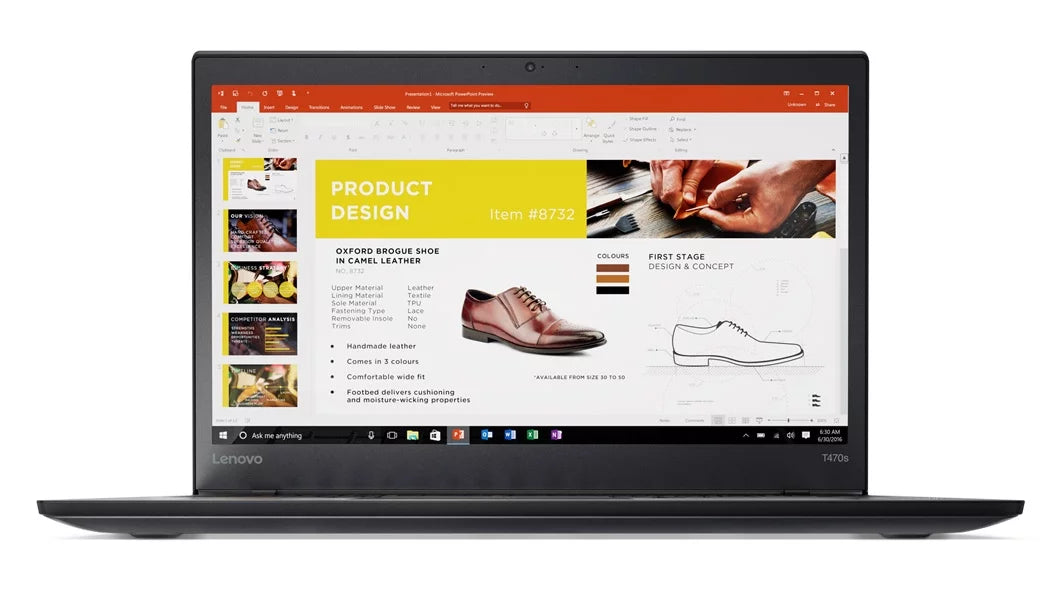 ThinkPad T470s Touch Windows 7 Pro Portable computer - Core i7-7600U, 12GB RAM, 256GB SSD, 14" IPS FHD (1920x1080) Matte Monitor Fingerprint Reader, Smart Card Reader, Black Color