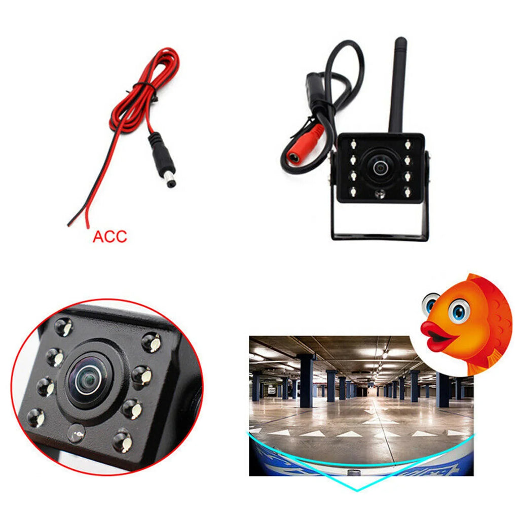Aumotop Webcam,Vision Camera Ip67Vision Camera Led ReverseView Camera Bus Fluid WirelessBus 12v~36v Led 12v~36v Led Reverse Rear View Camera Wifi Wireless Car Camera Bus 12v~36v
