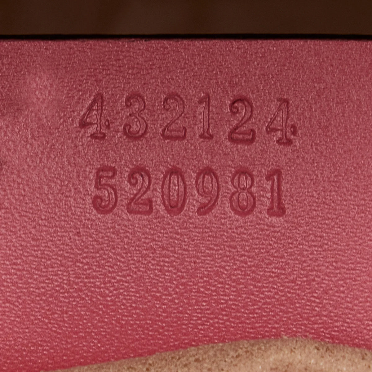 Pre-Owned Authenticated Gucci Guccissima Satchel Calf Leather Pink Unisex (New with Defects)