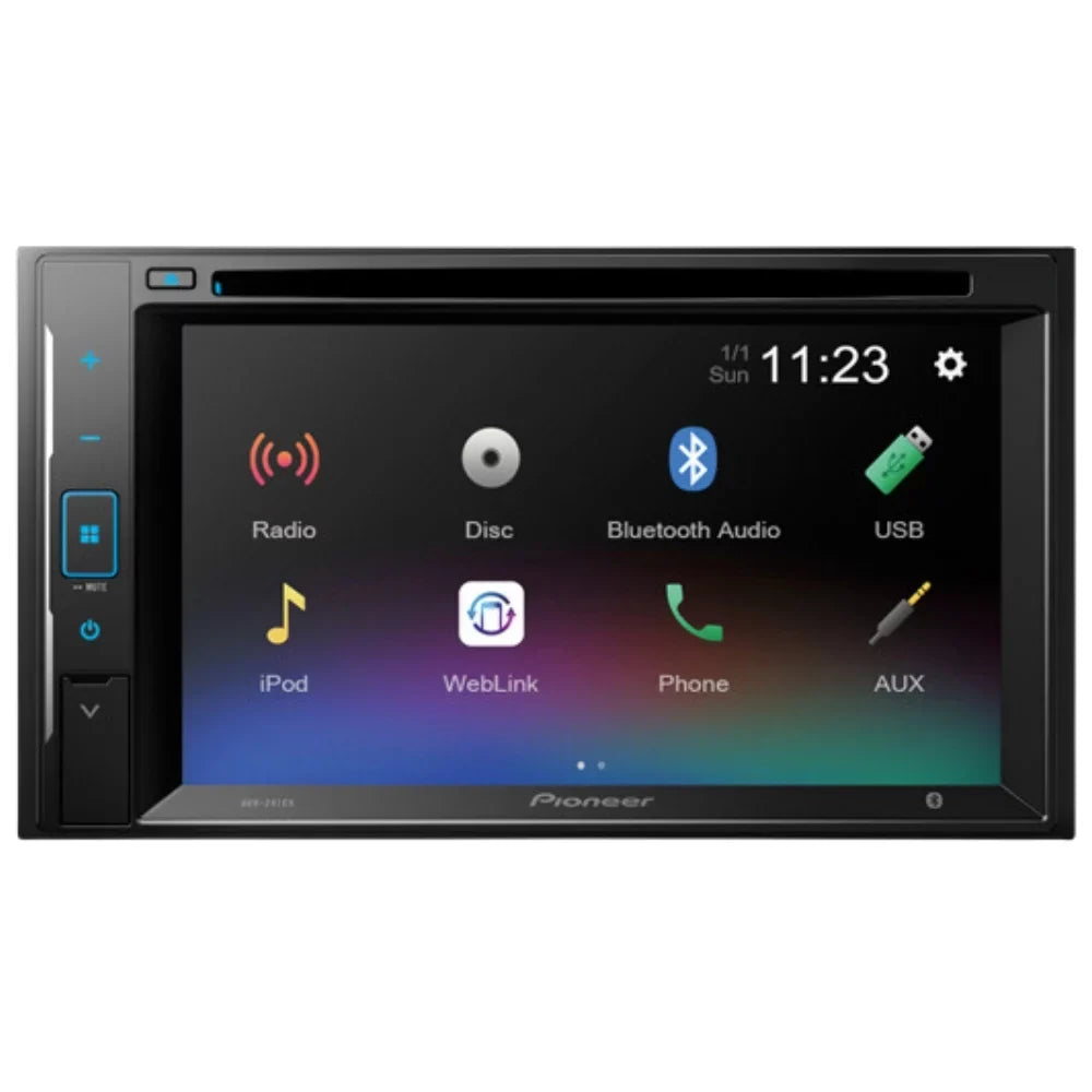 KIT4748 Bundle for 2000-2006 Ford Explorer Sport Track W/ Pioneer AVH-241EX Double DIN Car Stereo with Bluetooth/Backup Camera/Install Kit/in-Dash DVD/CD AM/FM 6.2" Display Digital Media Receiver