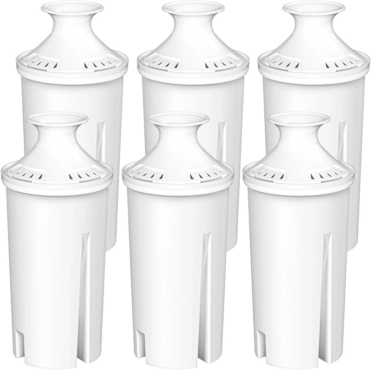 6-Pack Standard Fluid Filter Replacements for Brita® Liquid Pitchers and Dispensers, NSF Certified to Reduce Chlorine and Bad Taste, BPA free