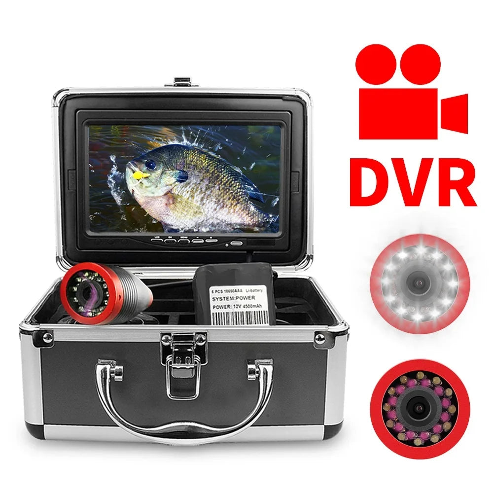 Erchang 7 Inch DVR Liquid Fishing Camera Portable Video Fish Finder for Lake Sea Fishing