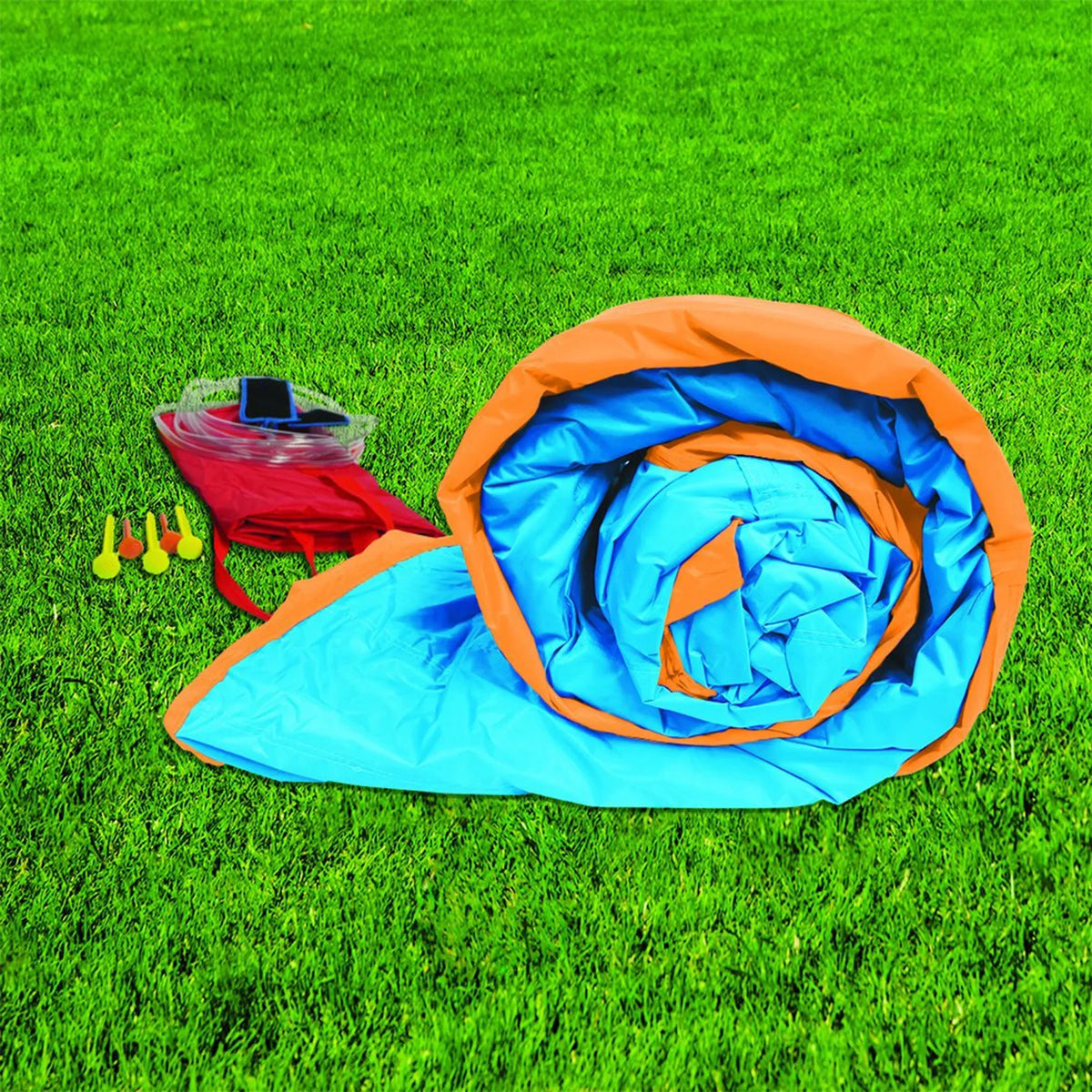 Banzai Surf Rider Kids Inflatable Outdoor Lagoon Fluid Slide Splash Park