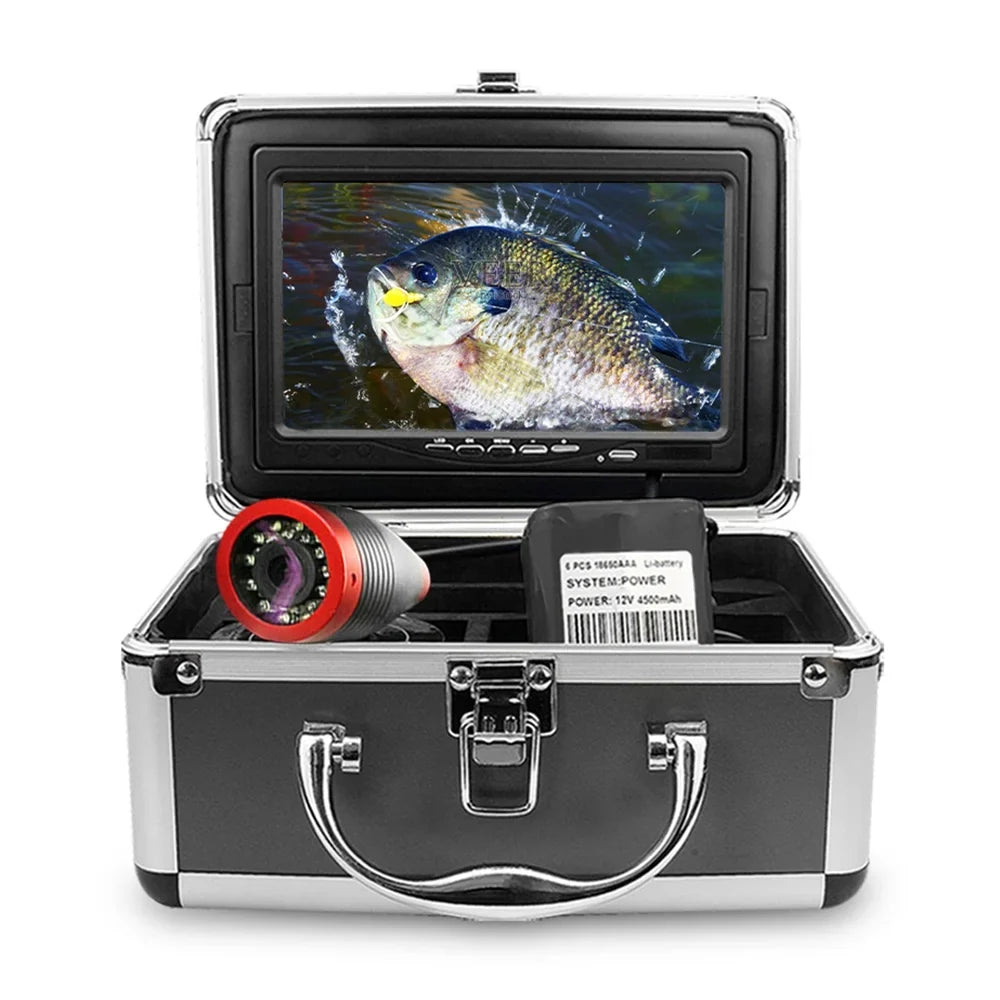 Erchang Liquid Fishing Camera Portable Fish Finder with 7 Inch for Boat Kayak Lake Sea Fishing - Crystal Clear Imaging, User-friendly Design, Perfect for Fishing Enthusiasts