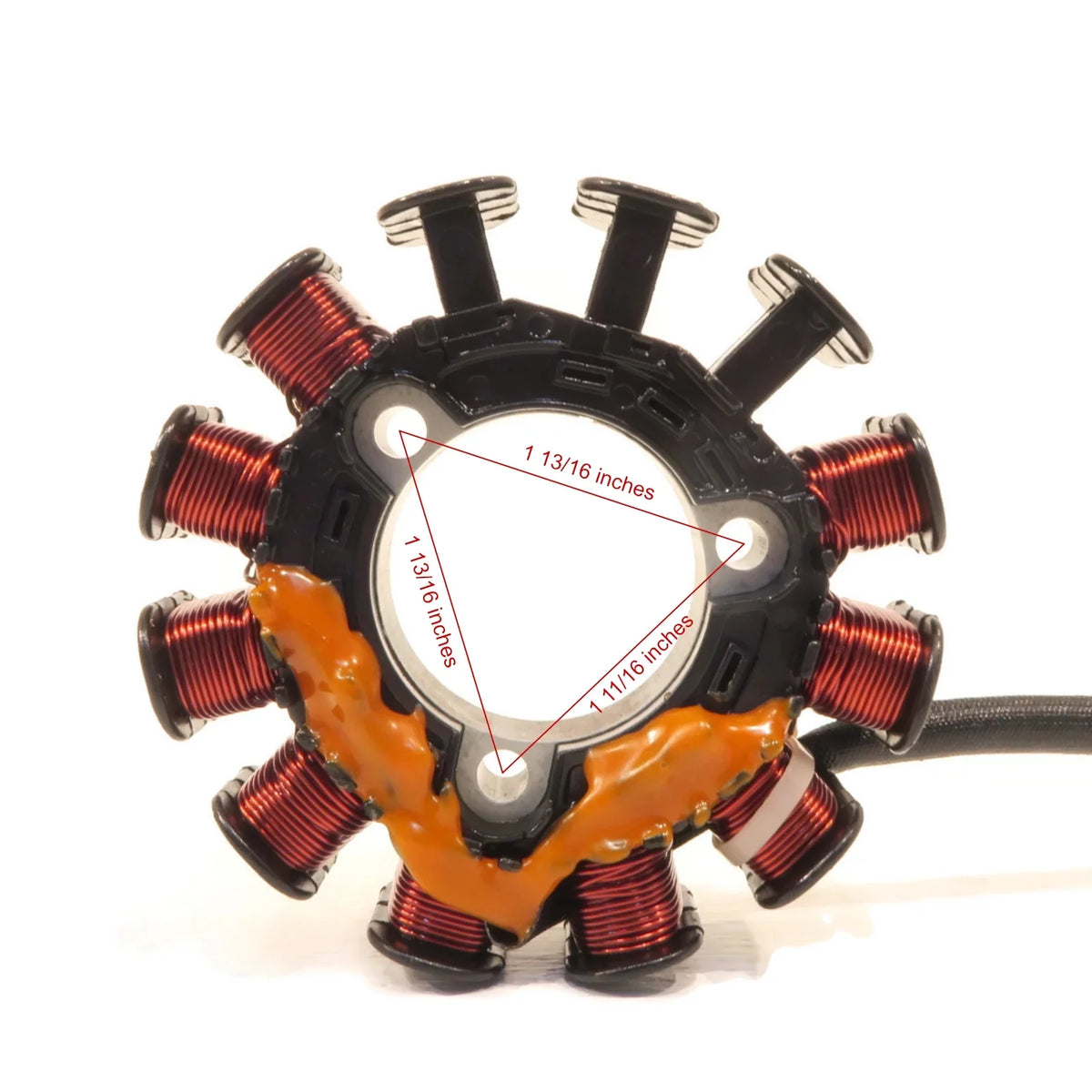 The ROP Shop Stator For 2000 Kawasaki Jet Ski 900 STX, Statorplate PWC Generator JT900-B2