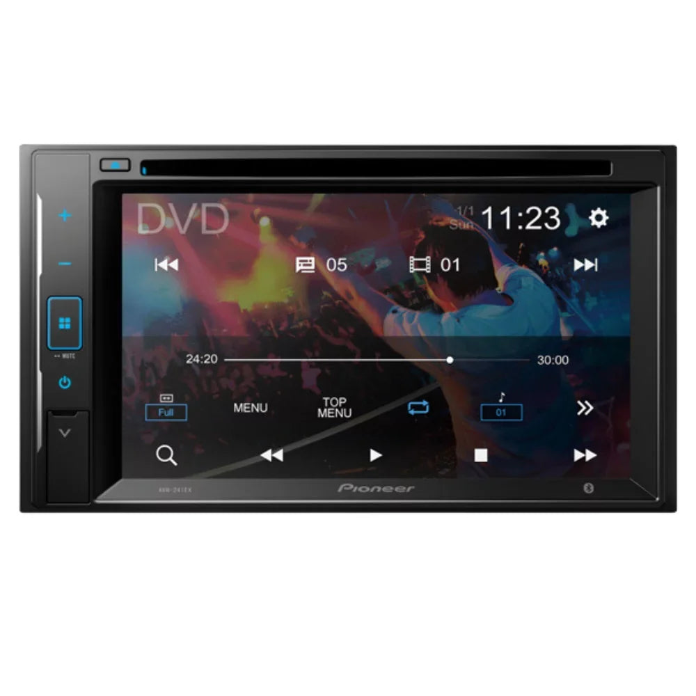 KIT2402 Bundle with Pioneer Multimedia DVD Car Stereo and Installation Kit - for 1996-1999 Oldsmobile LSS / Bluetooth Monitor Backup Camera, Double Din Dash Kit
