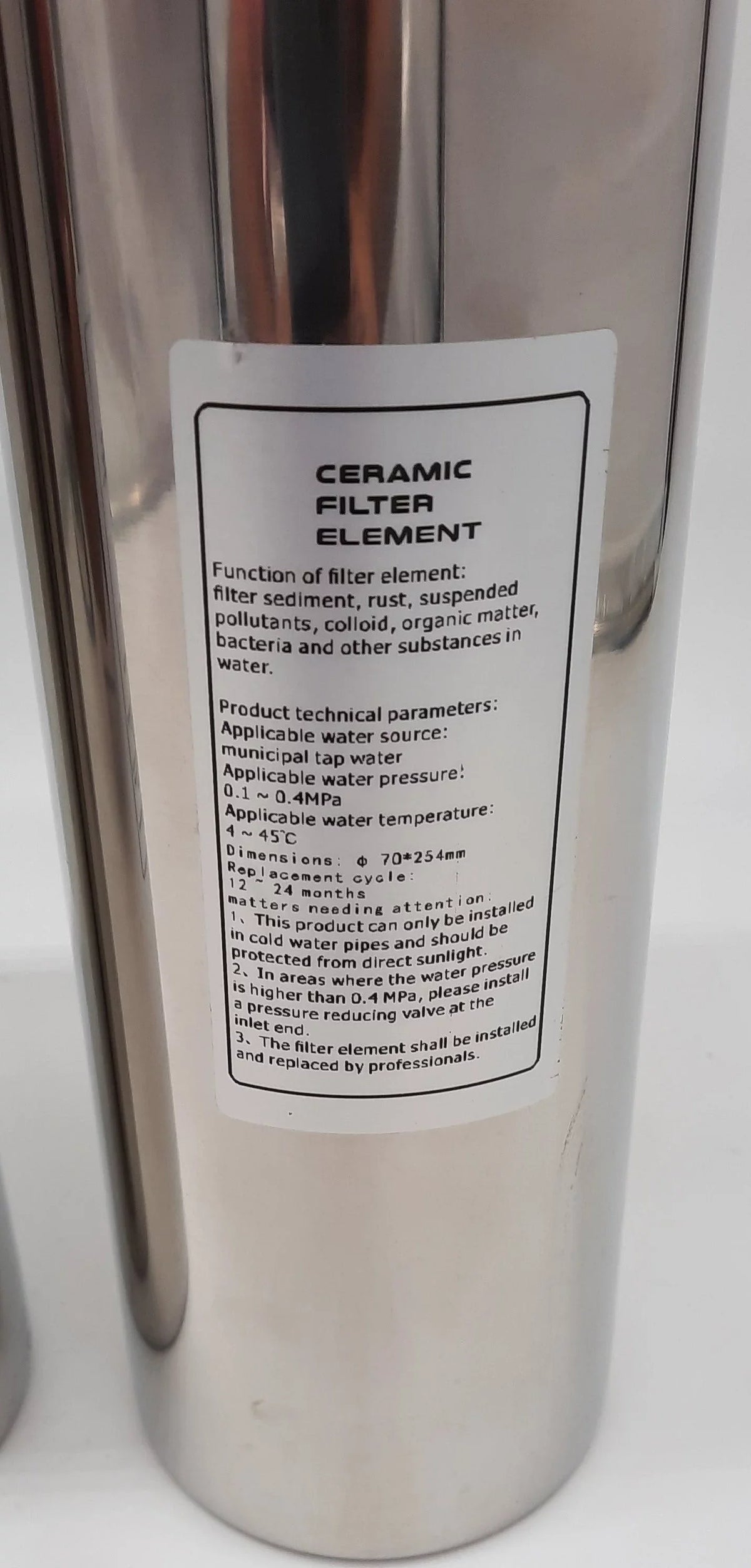 Marine Potable Fluid Ultra filtration 3 stages system stainless steel