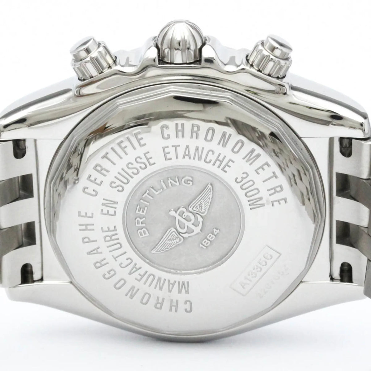 Pre-Owned Polished BREITLING Chronomat Evolution Steel Automatic Watch A13356 BF563347 (Good)