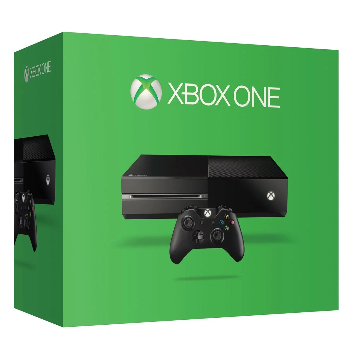 Xbox One Original 500GB Gaming Console Black Headset 2 Controller Included With Call of Duty Ghosts Game BOLT AXTION Bundle Like New