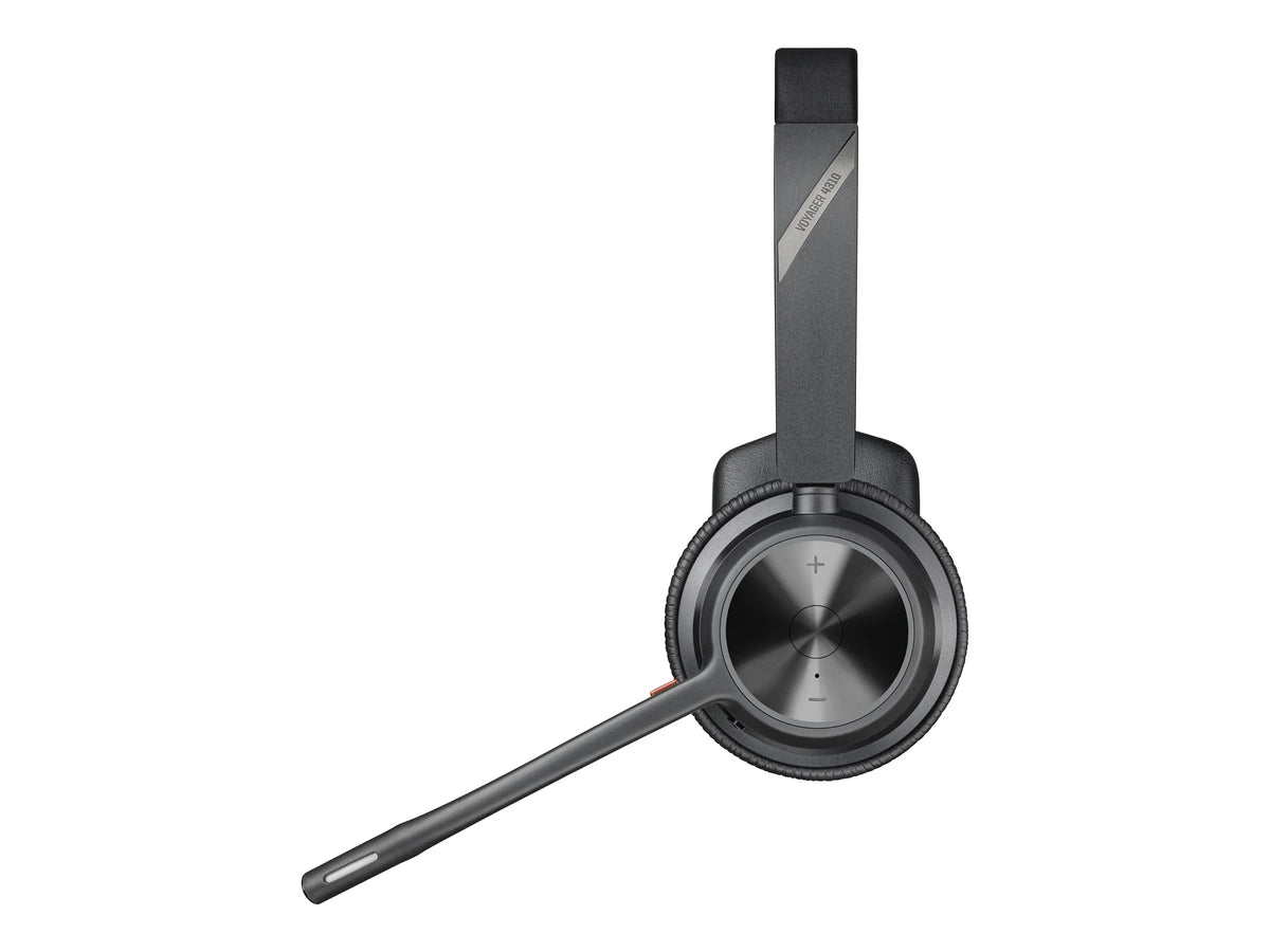 Poly Voyager 4310 USB-AHeadset + BT700 dongle TAA - Google Assistant, Siri - Mono - USB Type A - Wired/Wireless - Bluetooth - 164 ft - 20 Hz - 20 kHz - On-ear, Over-the-head - Monaural - Supra-aura...