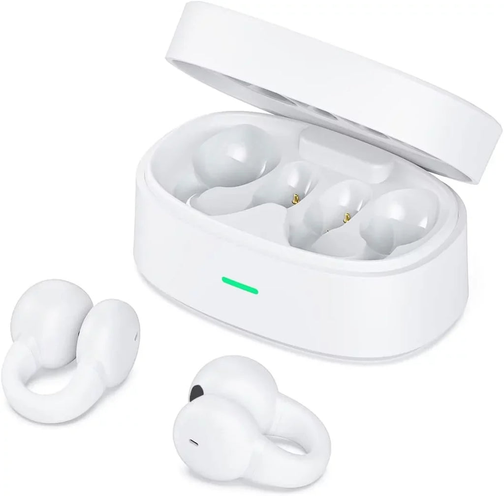 Wireless Ear-Clip TWS Earphones for Galaxy XCover / XCover6 Pro - Bluetooth Earbuds True Stereo Charging Case Hands-free Mic Headset for Galaxy XCover / XCover6 Pro